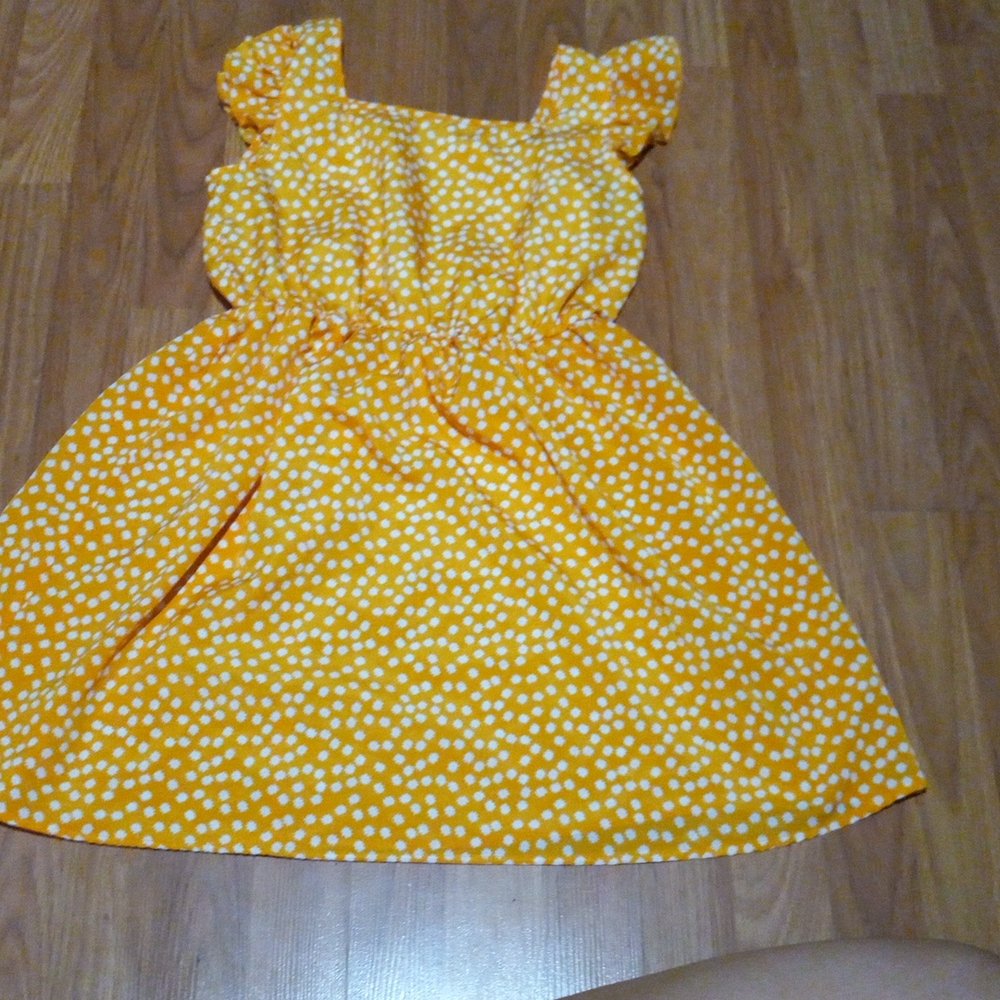 Yellow flower dress
